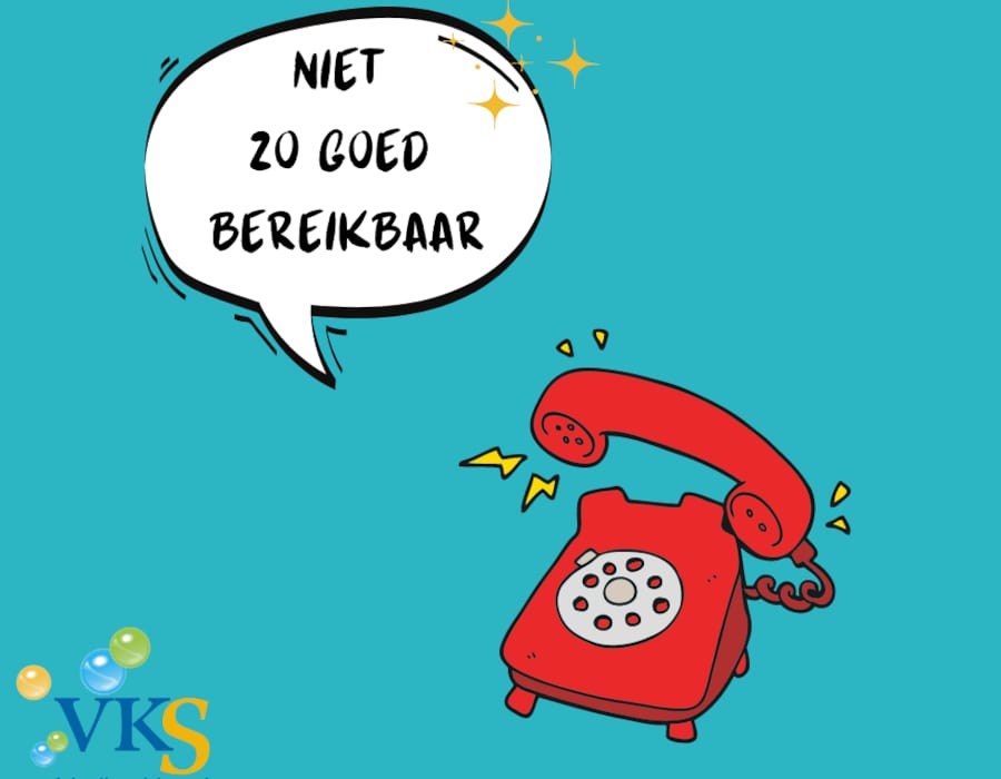 Even wat minder telefonisch bereikbaar